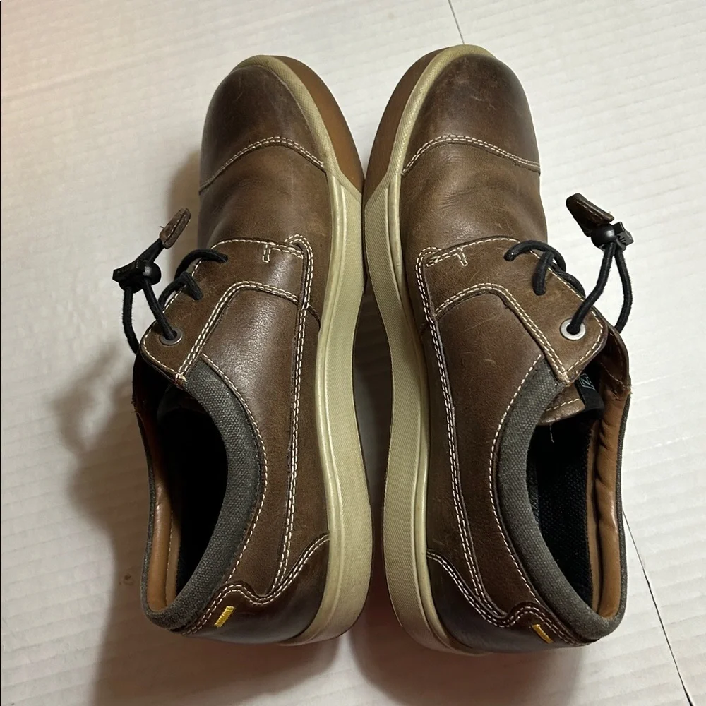 KEEN GLENHAVAN LEATHER OXFORD SHOES MENS BROWN SZ 8